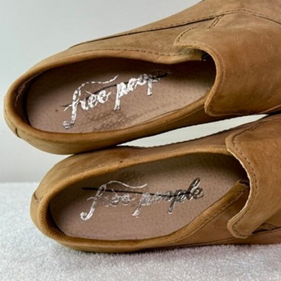 Free People Brady Slip-On Loafers Size 8 Brown - Picture 5 of 13